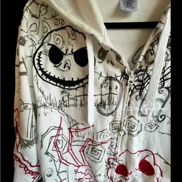 ~Disney~ Skellington Sweatshirt - Small - Picture 2 of 7